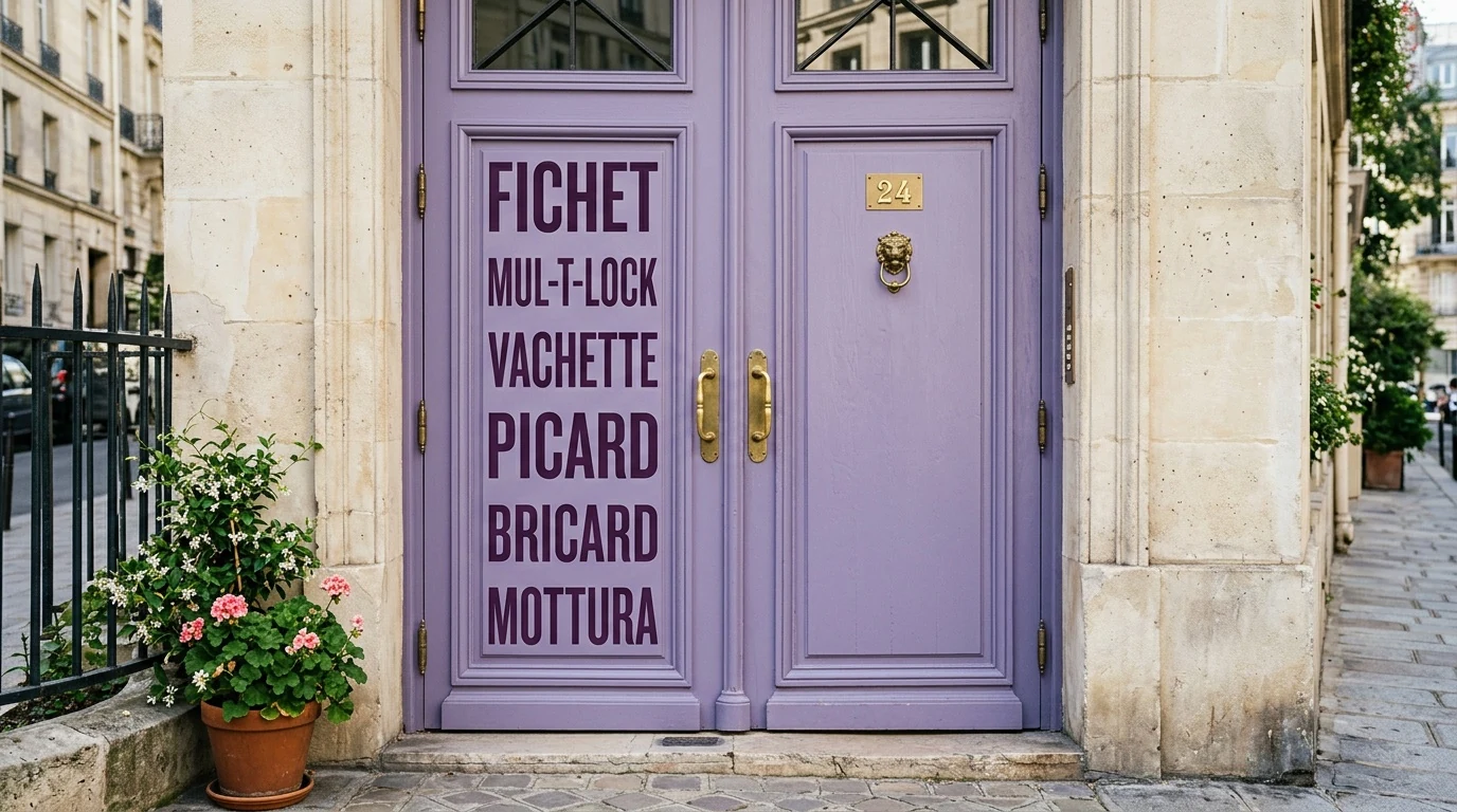 Installateur agréé · double-porte avec plaque des marques posées